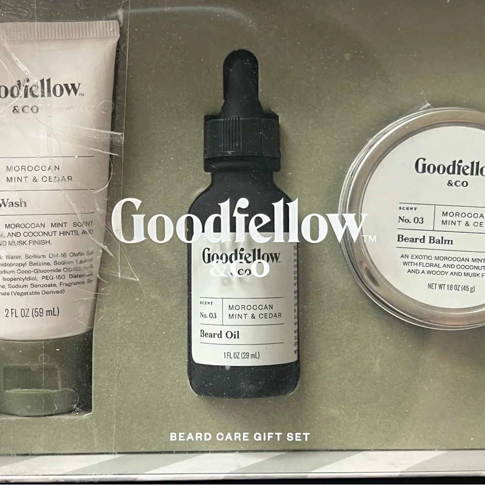 Goodfellow & Co Beard Care Kit Moroccan‎ Mint & Cedar